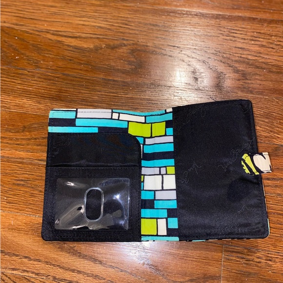 Vera Bradley Blue and Green Floral Wallet - Picture 3 of 3